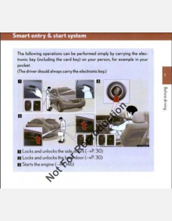 lexus rx-350 2010 owners manual in english